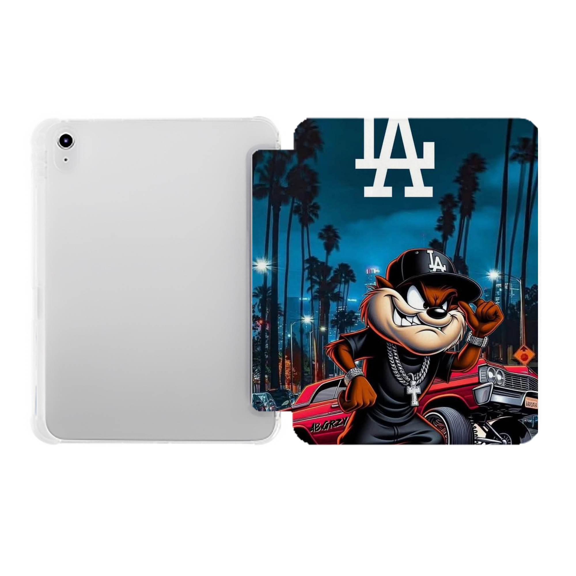  Premium Tri-Fold PU Leather & Silicone IPad Case With Pencil Slot – Fits 9.5,10.5,10.9 – Adjustable Stand, Slim, Protective